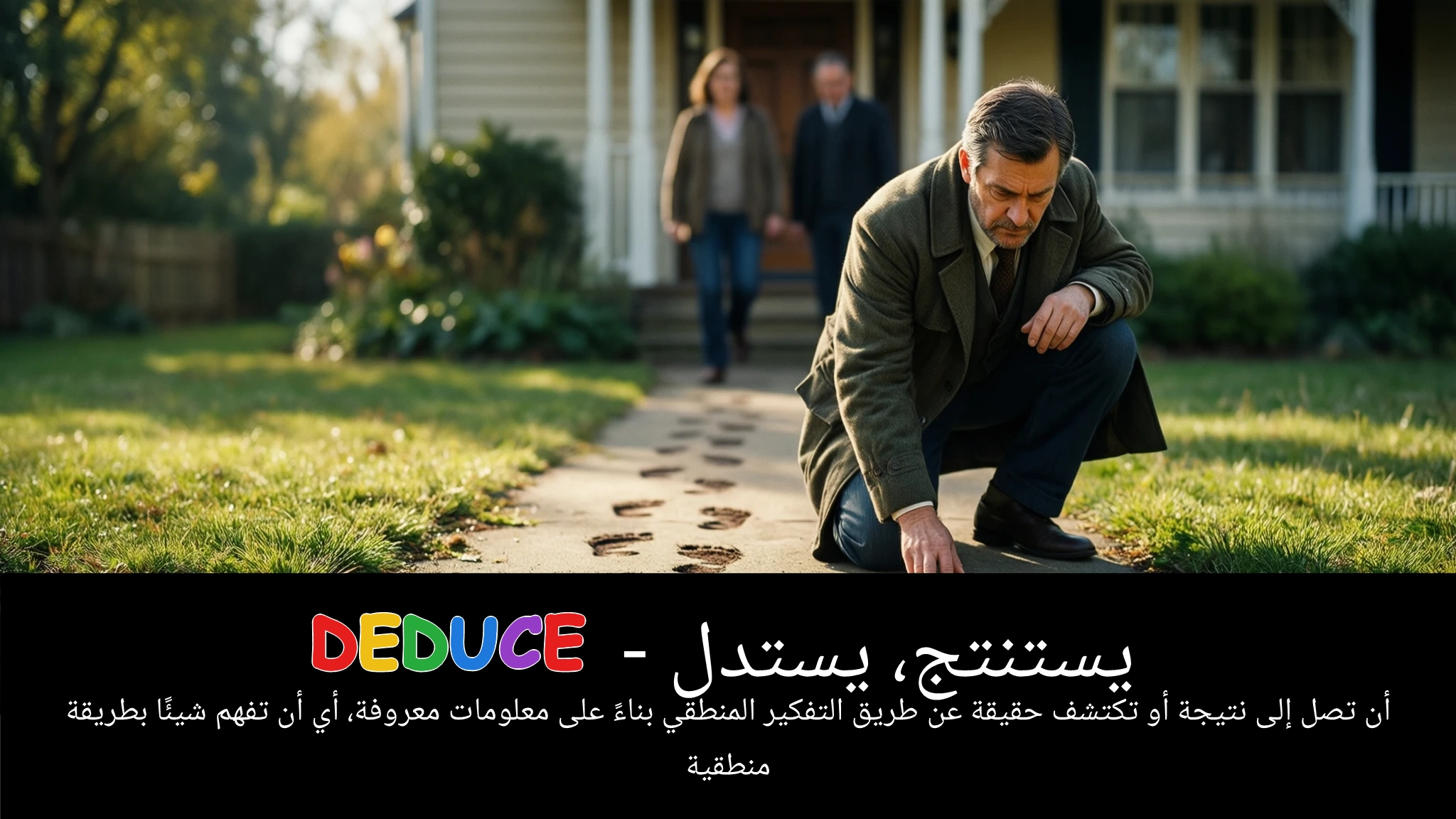 Arabic Illustration for deduce